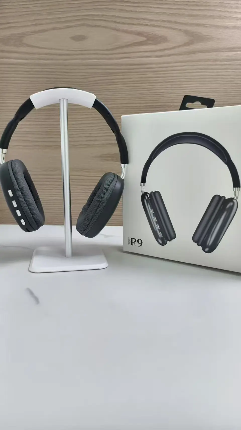 P9 KULAK ÜSTÜ KABLOSUZ BLUETOOTH KULAKLIK SİYAH