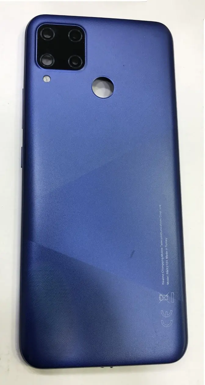 REALME C15 KASA KAPAK MAVİ